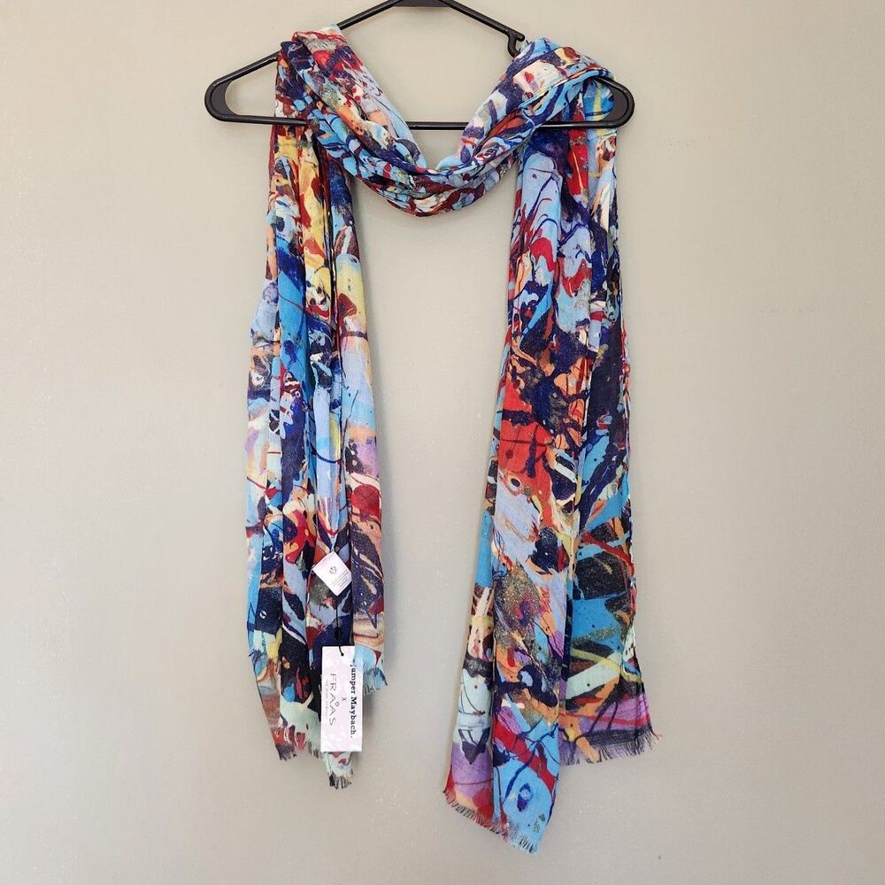 Jumper Maybach x FRAAS Blue Taffy Galaxy Whew Scarf Collab